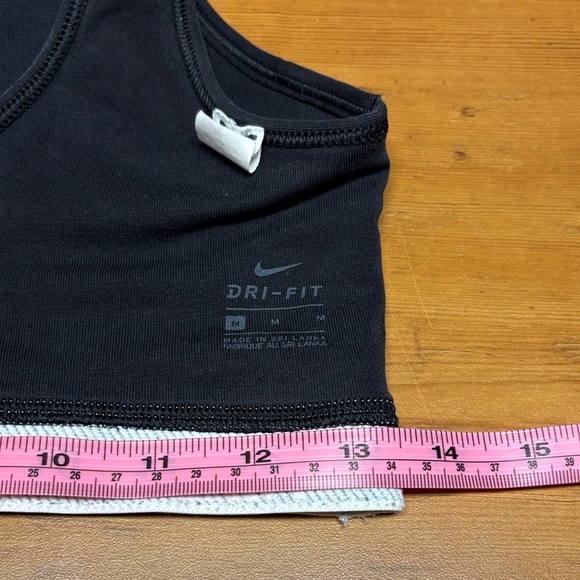 Nike Women's Black and White Sports Bra - Picture 5 of 8